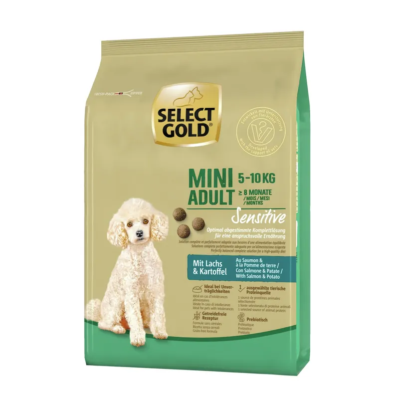 Saisonangebot Select Gold Sensitive Mini Lachs/Kartoffeln 1 kg